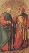 Albrecht Durer Sts.Joseph and Joachim oil